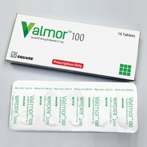 Valmor Tablet, Sacubitril + Valsartan 49 mg+51 mg