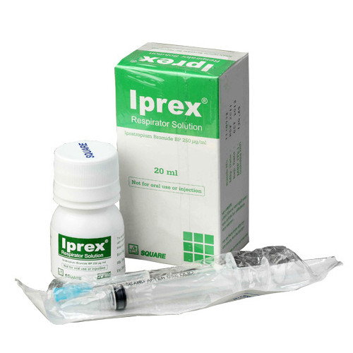 Iprex Nebuliser Solution 20ml, Ipratropium Bromide 250 mcg/ml