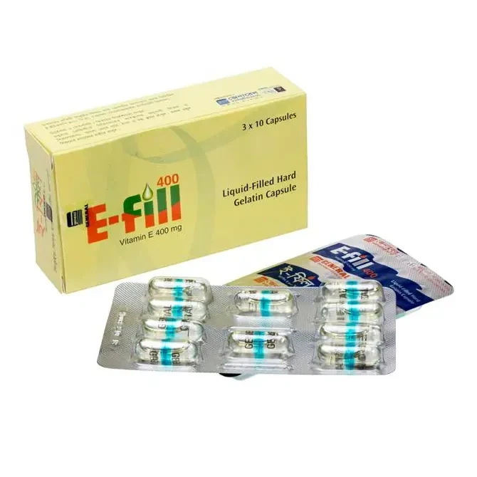 E-fill Capsule, Vitamin E [Alpha Tocopherol Acetate] 400 mg