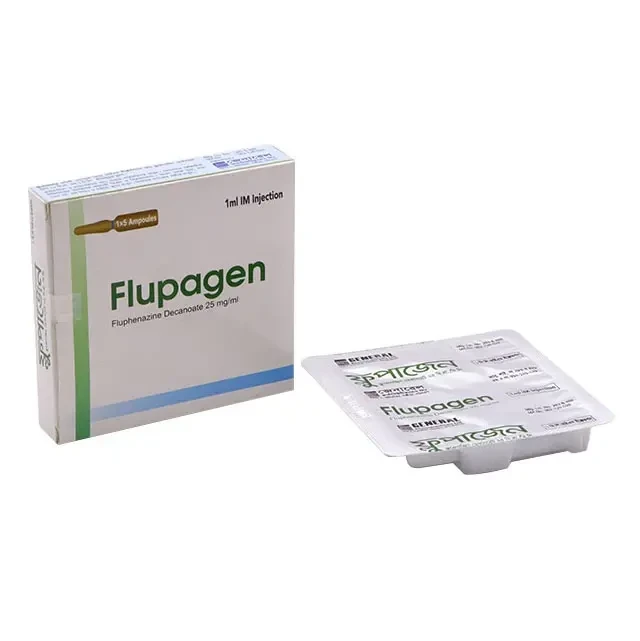 Flupagen IM/SC Injection 1 ml ampoule, Fluphenazine Decanoate 25 mg/ml