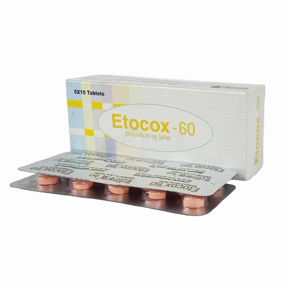 Etocox Tablet,  Etoricoxib 60 mg