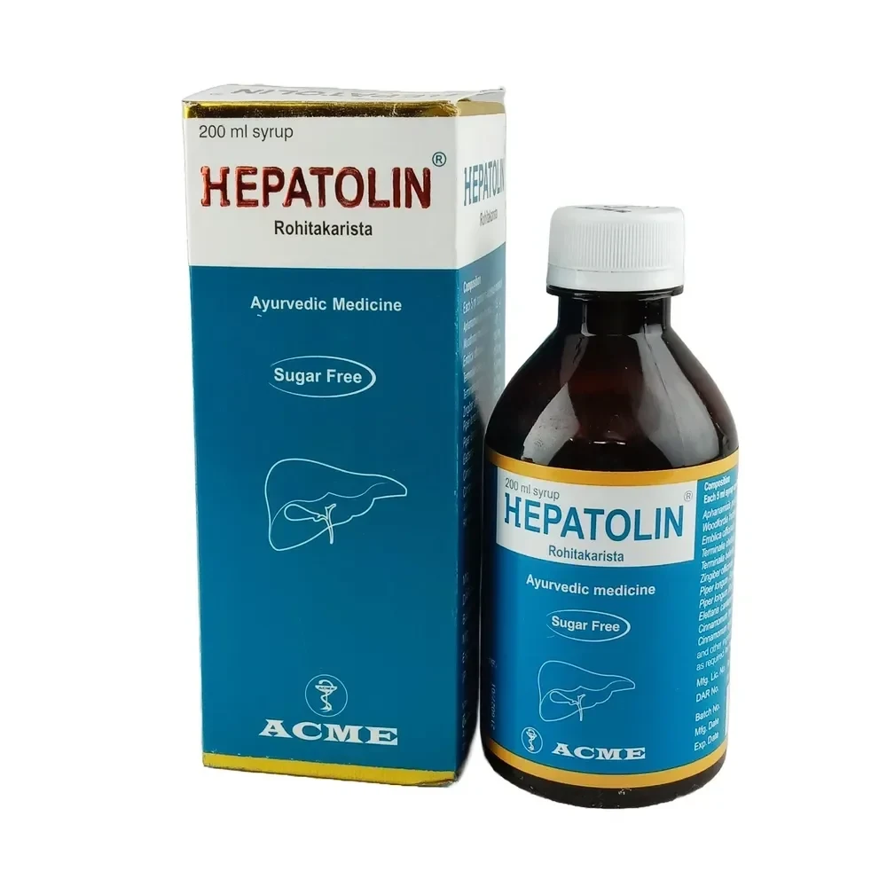 Hepatolin Syrup 200ml bottle, Rohitakarista