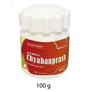 Acme's Chyabanprash Semisolid Preparation 100 gm Containet, Emblic Myrobalan + Aswagandha + Grape