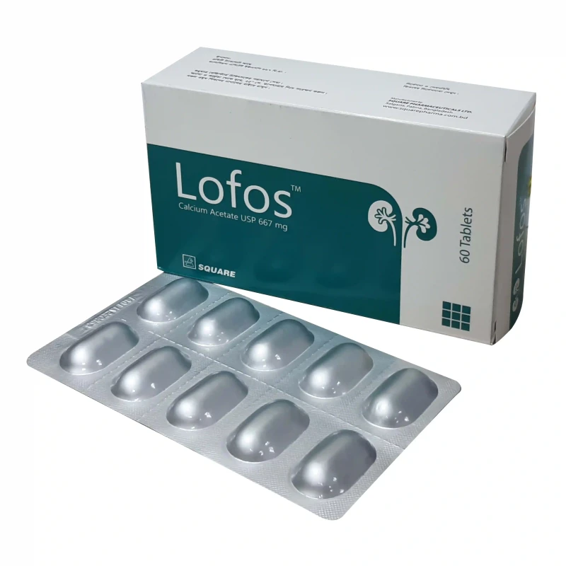 Lofos Tablet, Calcium Acetate 667 mg