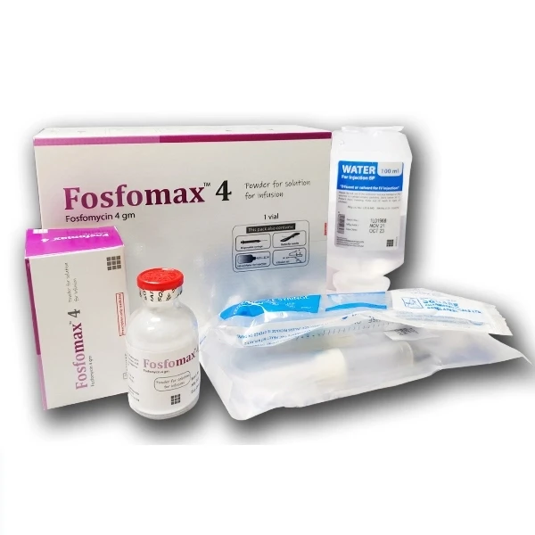 Fosfomax IV Infusion, Fosfomycin Sodium 4 gm/vial
