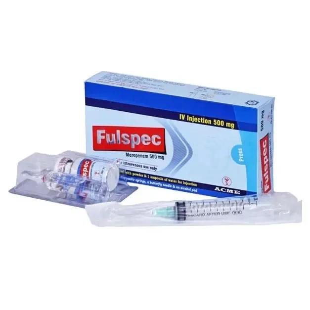 Fulspec IV Injection or Infusion 500 ml Vial, Meropenem Trihydrate 500 mg/vial