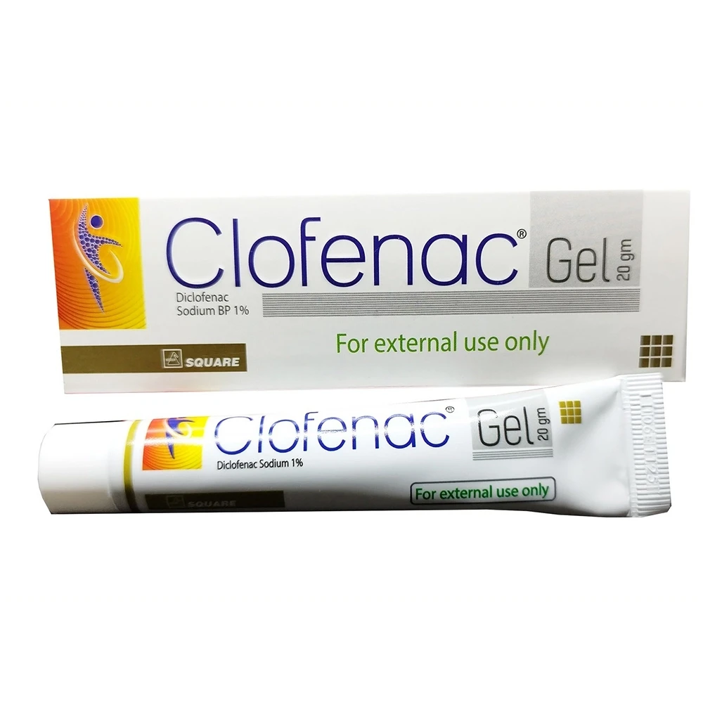 Clofenac Gel 20 gm,  Diclofenac Sodium 1% w/w,