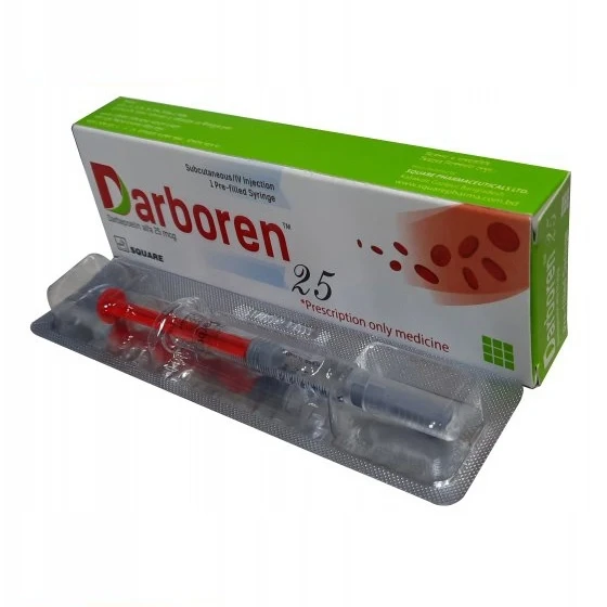 Darboren SC Injection, Darbepoetin Alfa 25 mcg/0.42 ml