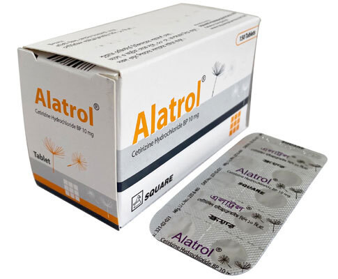 Alatrol Tablet , Cetirizine Hydrochloride 10 mg