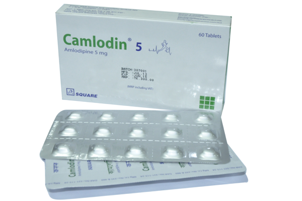 Camlodin Tablet, Amlodipine Besilate 5 mg