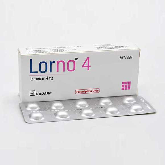 Lorno Tablet, Lornoxicam 4 mg