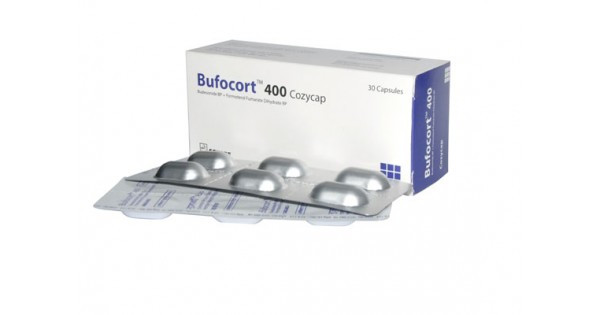 Bufocort Dry Powder Inhalation Capsule (DPI), Budesonide + Formoterol Fumarate 400 mcg+12 mcg