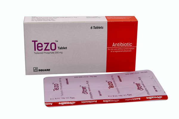Tezo Tablet, Tedizolid Phosphate 200 mg