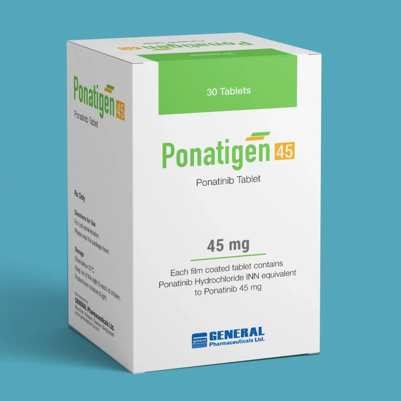 Ponatigen Tablet (30 pcs), Ponatinib Hydrochloride 45 mg